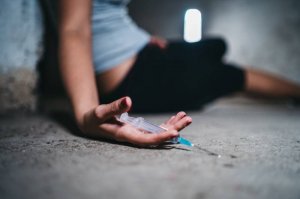 Osoba po zażyciu narkotyków